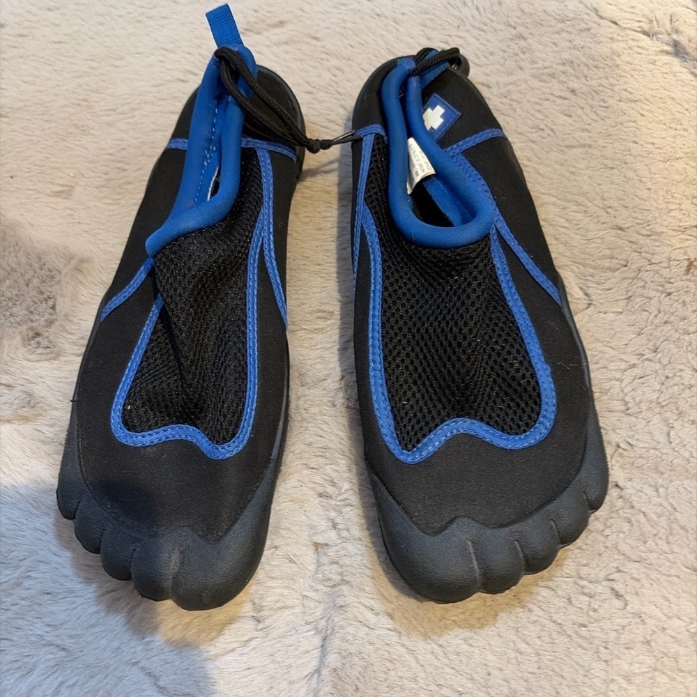 Black and Blue Water Shoes